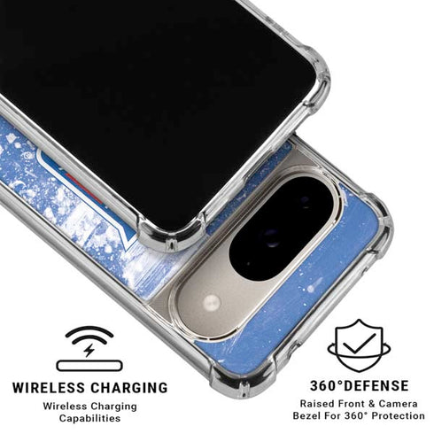 NHL New York Rangers Frozen Google Pixel 10 Clear Case